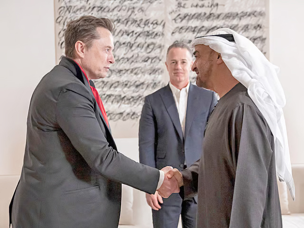UAE leader and Musk discuss advancements in technology